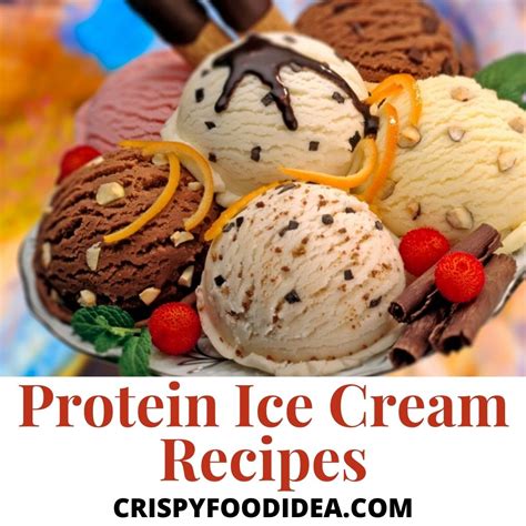 Protein ice cream with a touch of magic